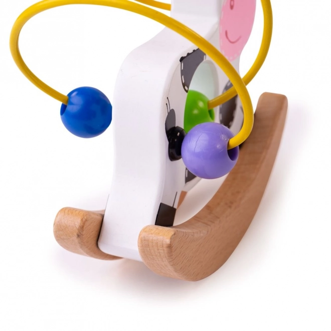 Bigjigs Baby Motorni labirint ljuljačka kravica