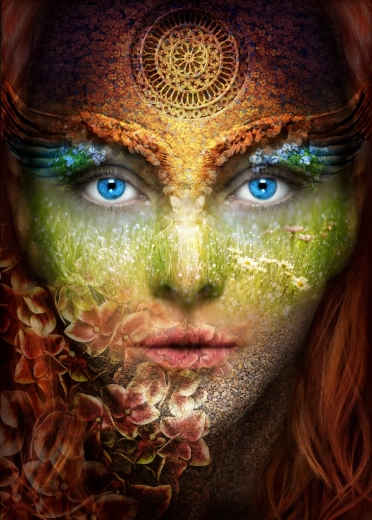 Puzzle Priroda – žena 1000 dijelova