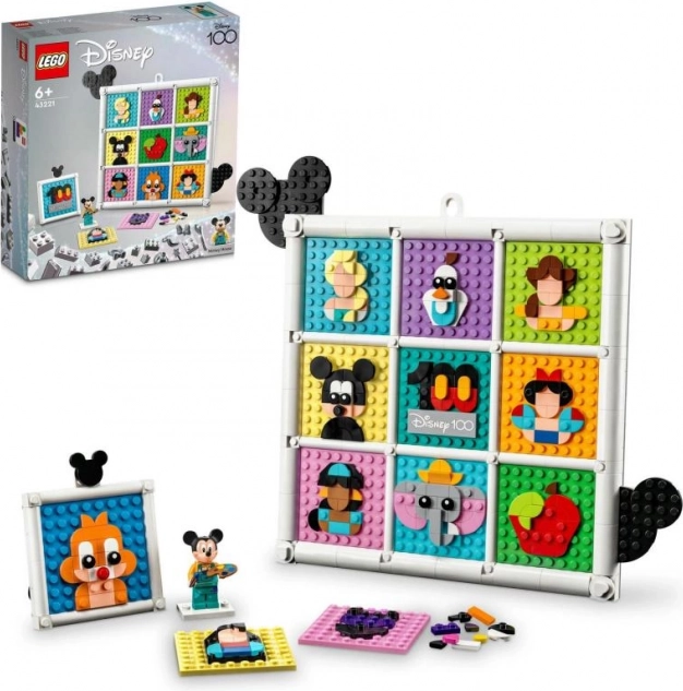 LEGO Disney – 100 godina kultnih animacija zidni kolaž set