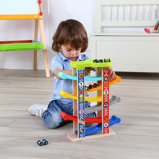 Tooky Toy Šarena staza za autiće
