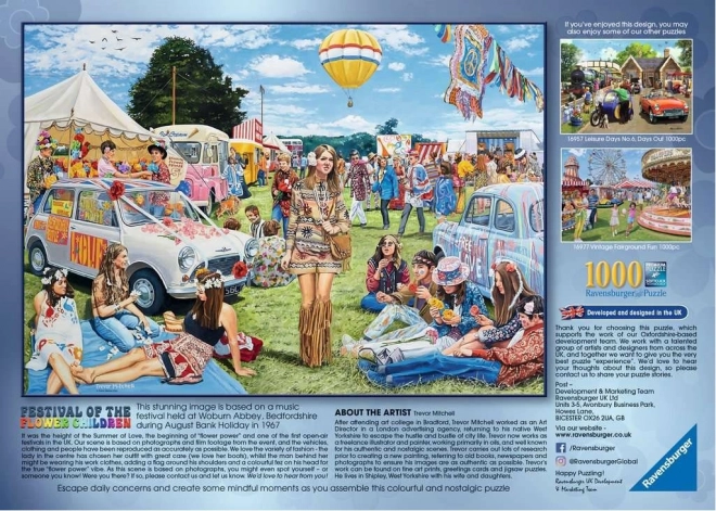 Ravensburger Puzzle Festival Cvjetne Djece 1000 dijelova