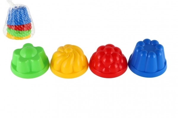 Okrugli kalupi za bábovke promjera 8cm 4 kom u mrežici