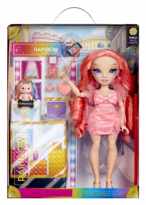 Rainbow High Novi Prijatelji Moda Lutka - Pinkly Paige Pink