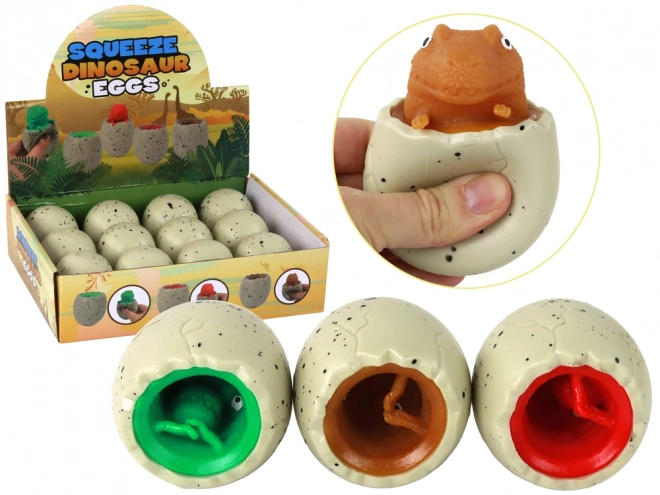 Antistres igračka dinosaur u jajetu Squishy