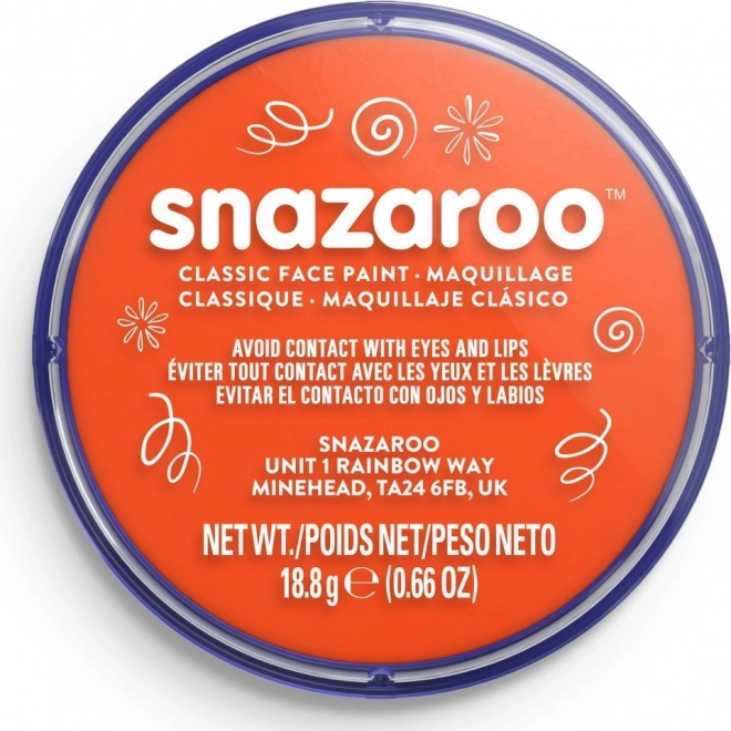 Snazaroo boja za lice tamno narančasta 18ml