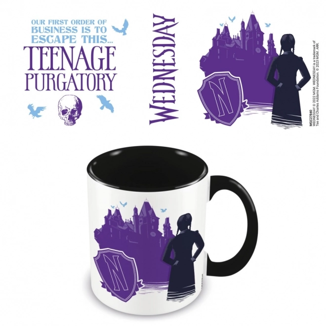 Šalica Wednesday Teenage Purgatory 315 ml