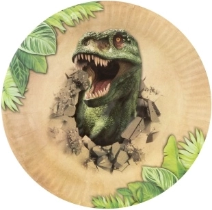 Papirnati tanjuri s dinosaurima 22,5 cm, 6 kom
