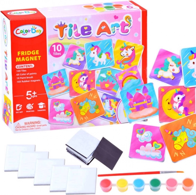 Kreativni set za oslikavanje magneta Color Day
