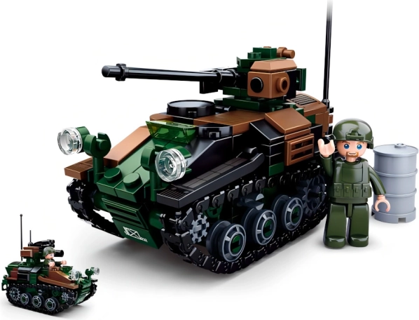 Sluban Model Bricks mali tenk Wiesel 2u1 građevni set