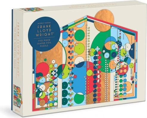 oblikovana folijska slagalica Frank Lloyd Wright – Midway Mural, 750 dijelova
