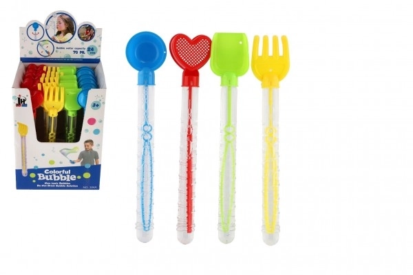 Bubifuk 70ml cijev 28cm s alatima za pijesak plastika 4 vrste