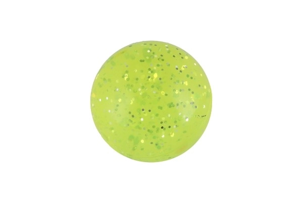 Loptica/skakačica s glitterima 6 cm