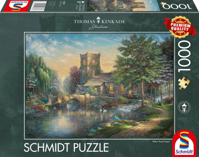 Puzzle Kapelica u vrbovoj šumi 1000 komada