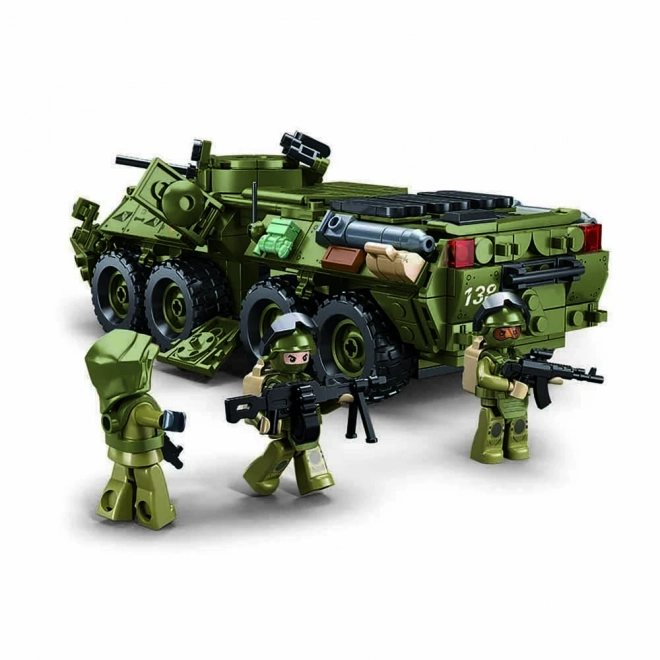 Građevni set tenk BTR-80AS IFV od Sluban u mjerilu 1:35
