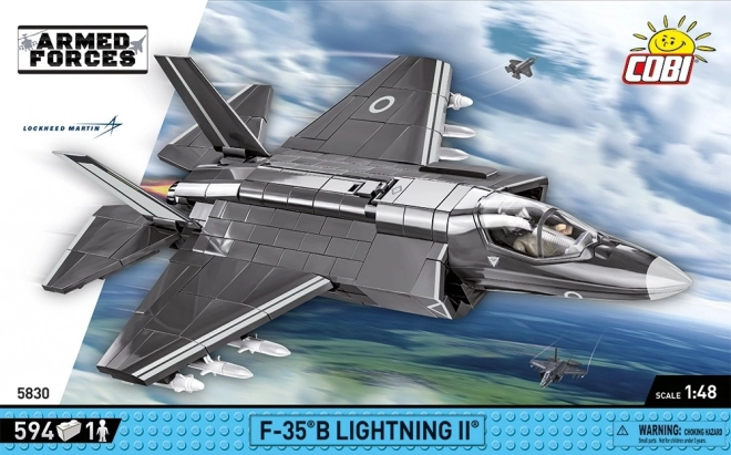 Model borbenog zrakoplova F-35B Lightning II od kockica