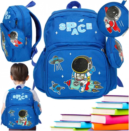 Dječji ruksak astronaut za predškolce 30x14x23 cm
