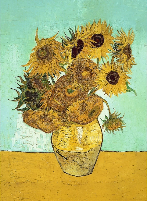 TrefL drvene puzzle Vincent van Gogh - Suncokreti