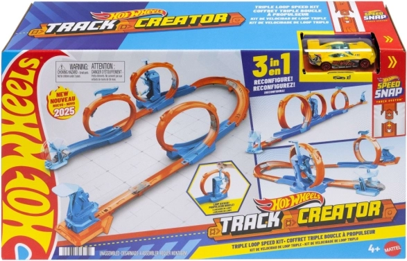 autotrka Hot Wheels Track Creator – Tri petlje