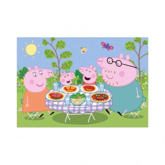 Peppa Pig: Na odmoru puzzle