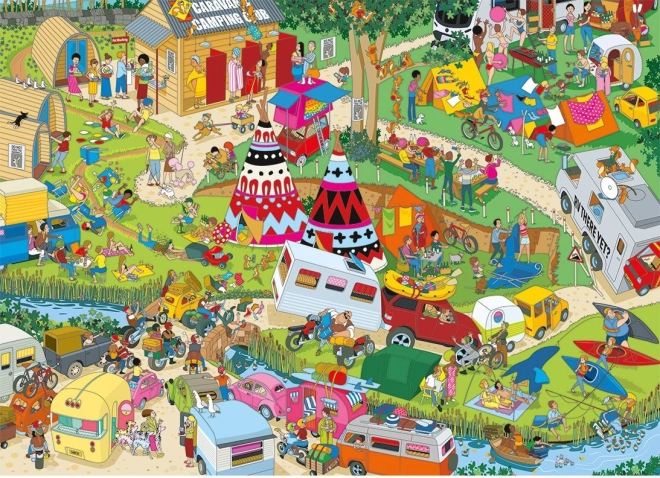 Puzzle Jokesaws Kemp Capers 1000 dijelova od Gibsons