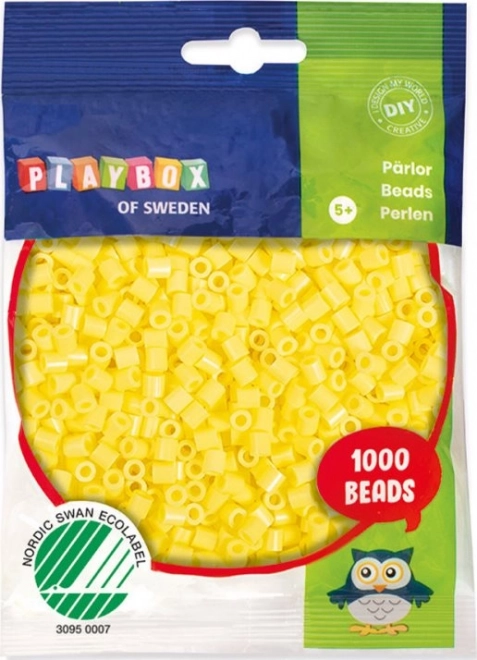 Glačalne perle pastelno žute 1000 kom