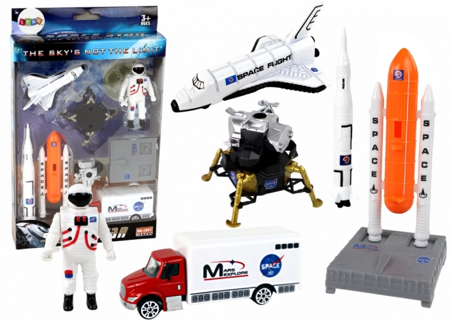 Set svemirskih figura Svemirski brod 8 komada