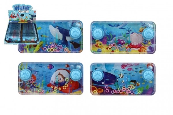 Vodena igra zagonetka 11x6cm plastika morski svijet 4 vrste 24 komada u kutiji