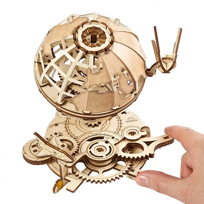 Ugears 3D drvene mehaničke puzzle Globus