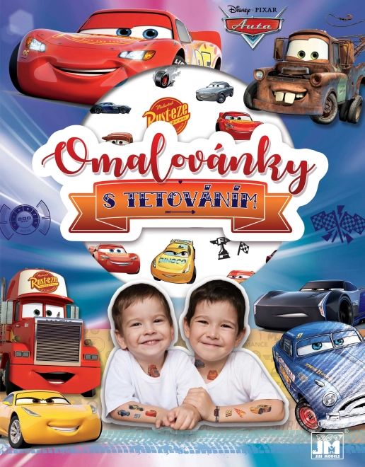 Bojanka s tetovažama CARS – Auta