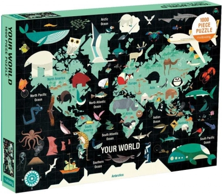 Mudpuppy puzzle Vaš svijet 1000 dijelova