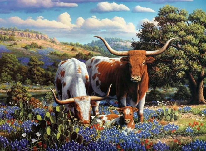 Puzzle Stoka na livadi 500 komadića