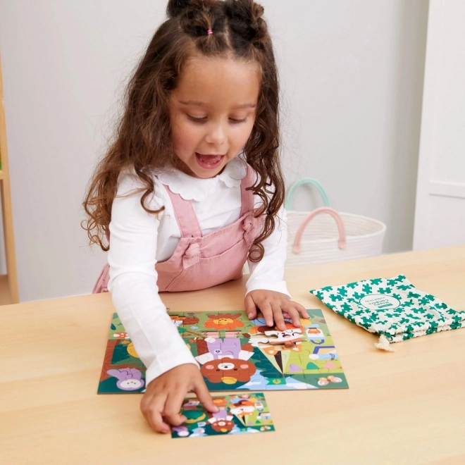 Mudpuppy puzzle Veseli kamperi u platnenoj vrećici