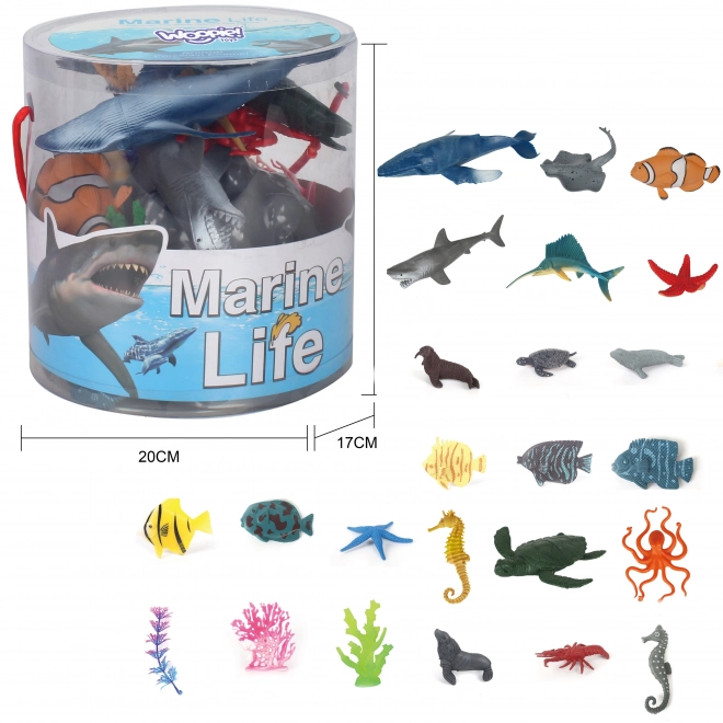 Set figura morskih životinja
