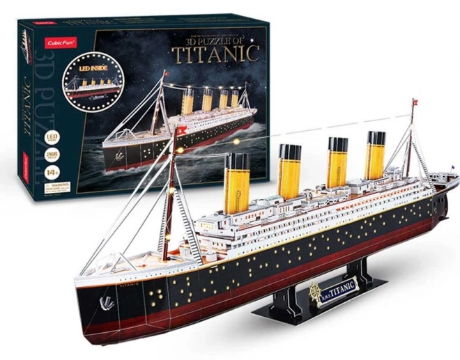 3D LED Puzzle Titanic