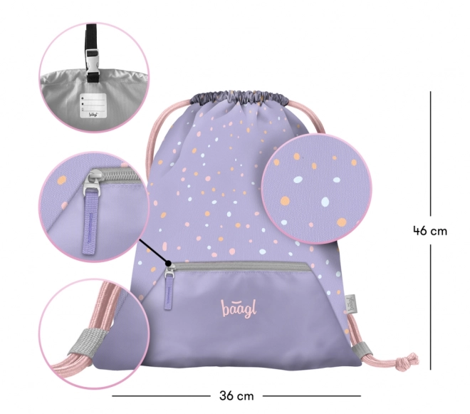 BAAGL 3 SET Airy Mazlići: ruksak, pernica, vrećica