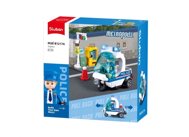 Sluban Metropolis M38-B1217A Policijska ophodnja na triciklu