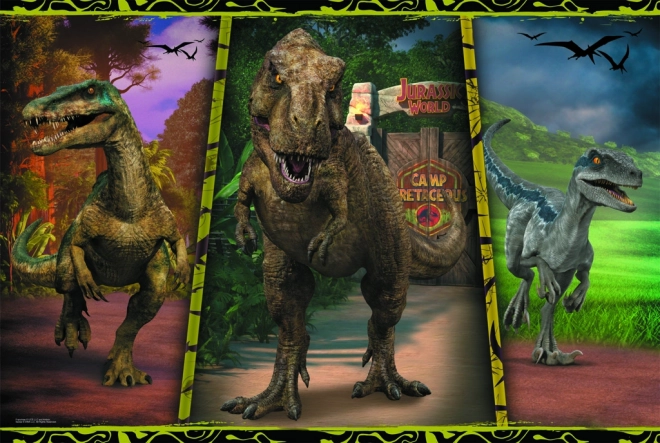 Slagalica Šareni dinosauri XL Super 104 komada