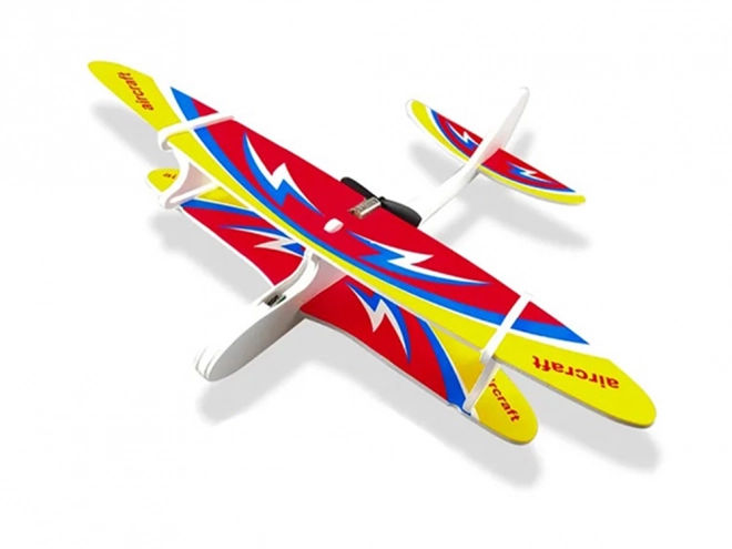 Polistirenski svjetleći avion s motorom