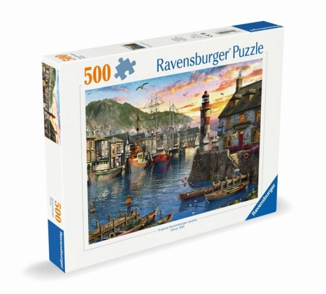 Puzzle Izlazak sunca u luci 500 dijelova Ravensburger
