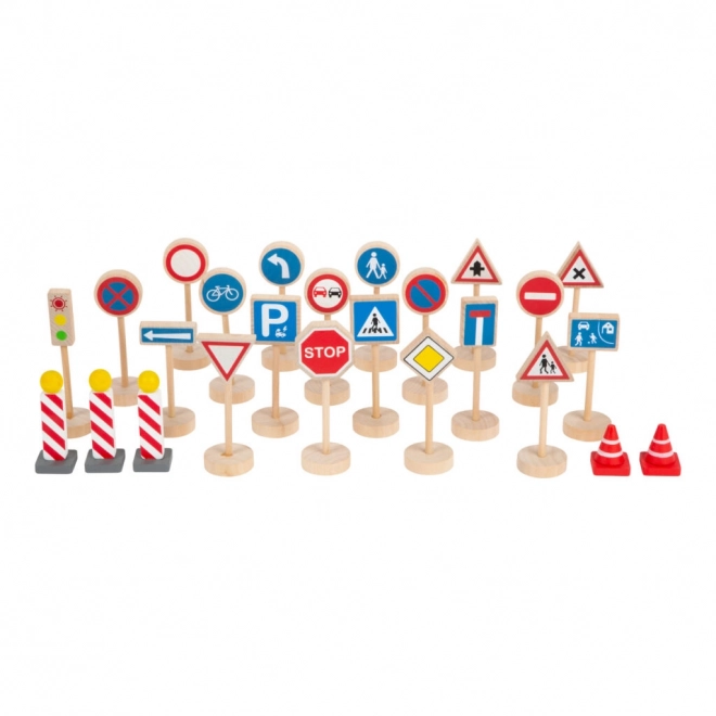 Set prometnih znakova Small Foot, 25 dijelova