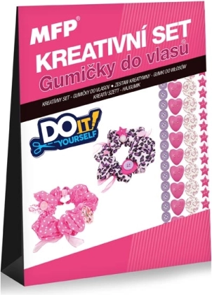 Kreativni set s gumicama za kosu