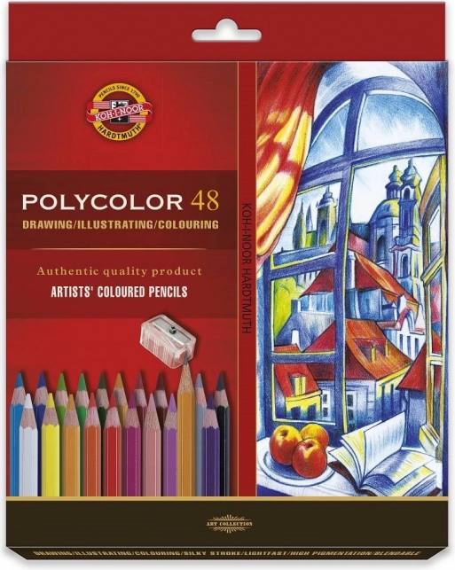 Umjetničke pastele KOH-I-NOOR Polycolor, 48 kom