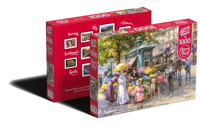 Puzzle Cvjetna Tržnica CHERRY PAZZI 1000 komada