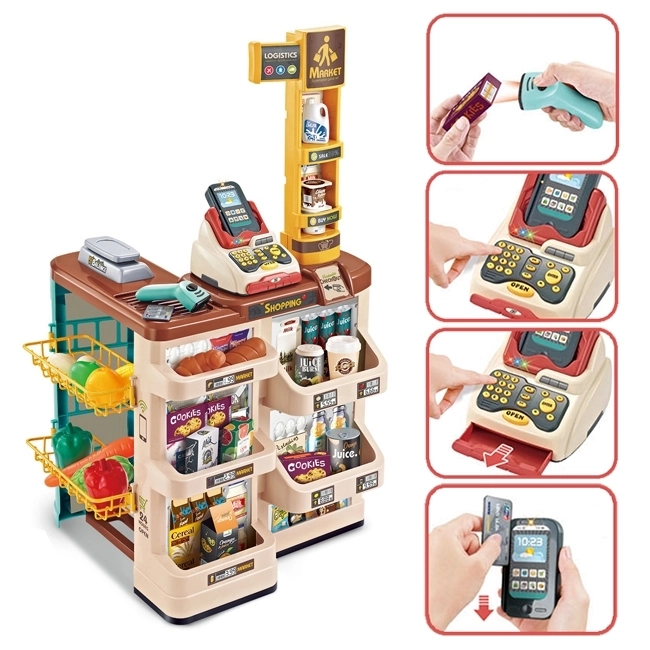 Supermarket s kolicima i dodacima Woopie