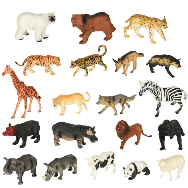 Zoo životinjske figure - 51 komada