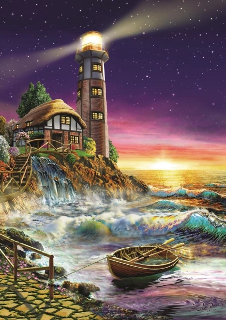 ART PUZZLE Slagalica Zalazak sunca kod svjetionika 500 komada