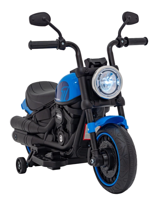 Motocikl Chopper FASTER – Modrý