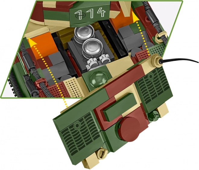Model tenka Tiger I od 870 dijelova