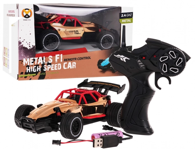 RACING 01 Zlatni R/C metalni automobil