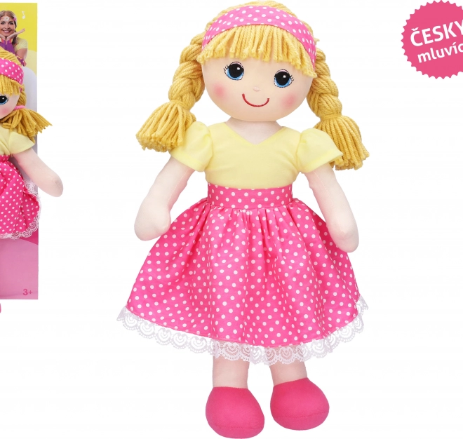 Pamučna pjevačka lutka Míša Růžičková 55 cm